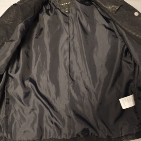 Tribal Biker Jacket Size Small with silver hardware, colour is navy blue - Picture 9 of 10